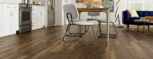 vinyl plank flooring application in kitchen